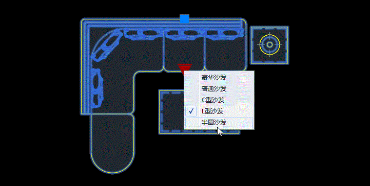 L型沙发