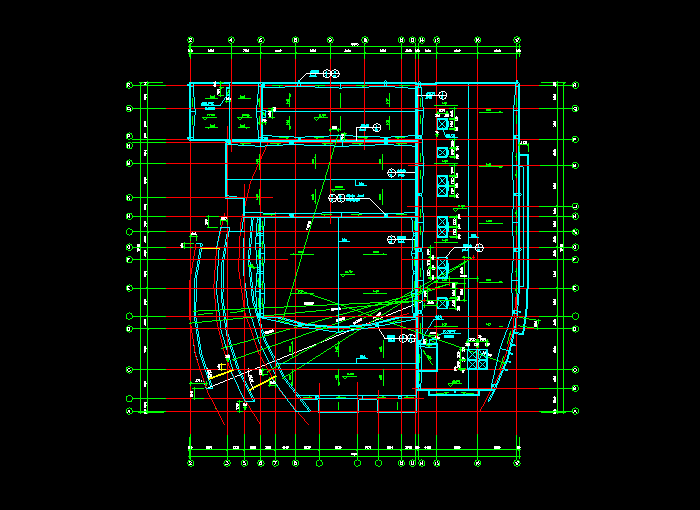 综合楼CAD设计建筑图纸1