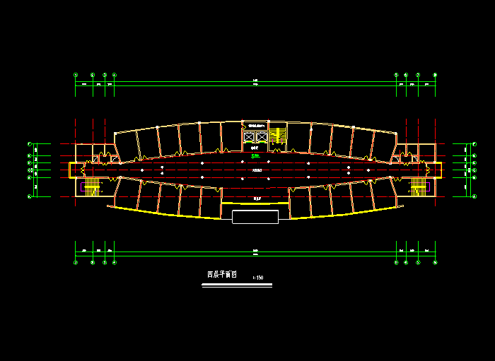 综合楼CAD设计建筑图纸4