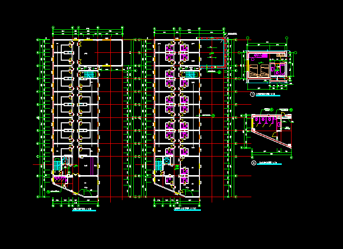 综合楼CAD设计建筑图纸6