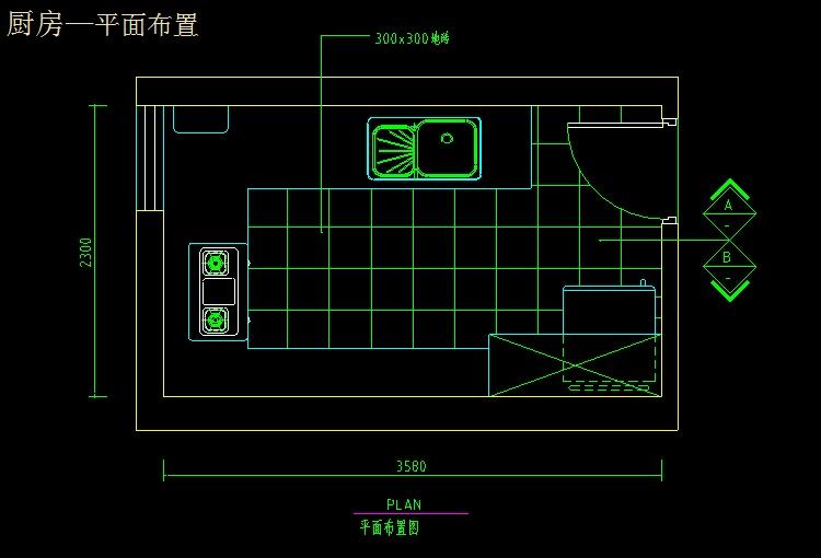 厨房平面