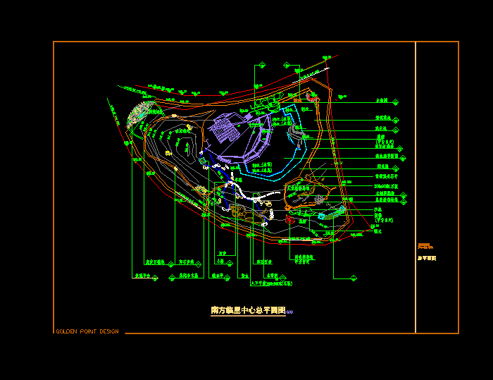 农业生态观光区绿化CAD图纸1