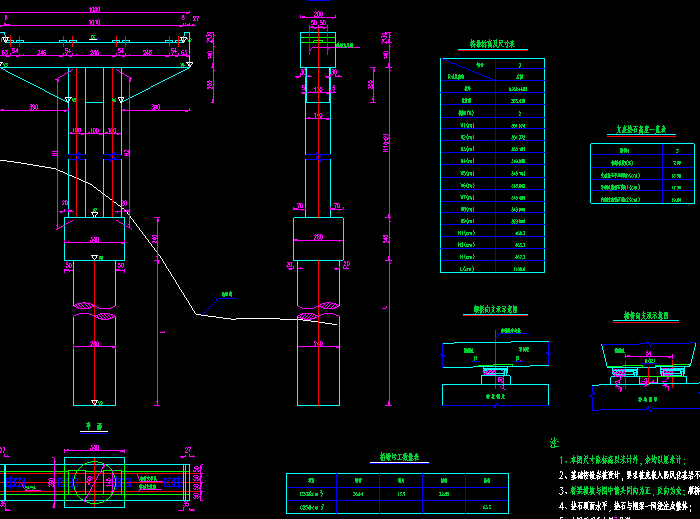 桥梁全套建筑设计图纸3