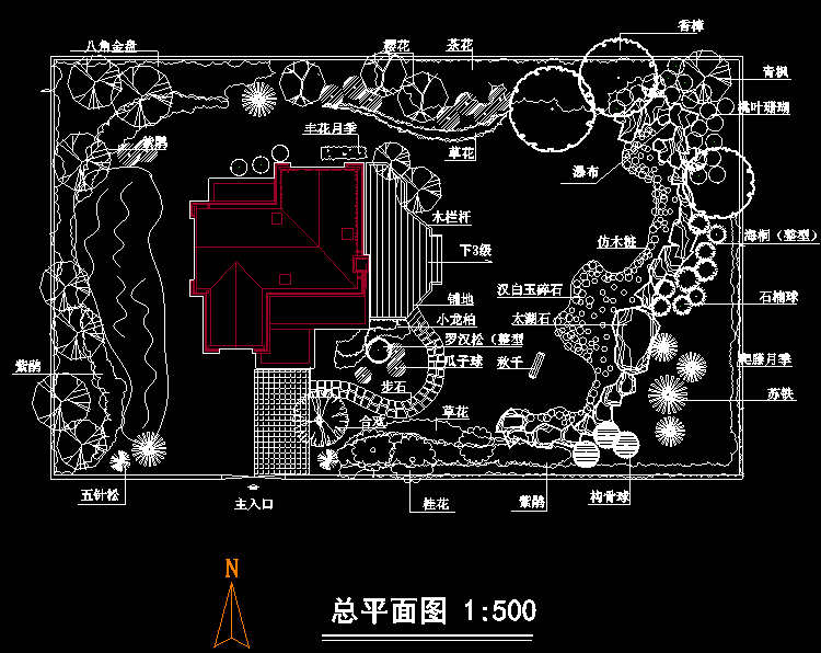 别墅设计工程结构CAD施工图