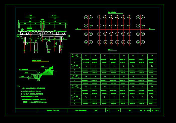 桥塔下塔柱及横梁钢筋构造CAD图纸5