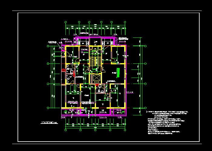 高楼建筑设计施工图纸分享