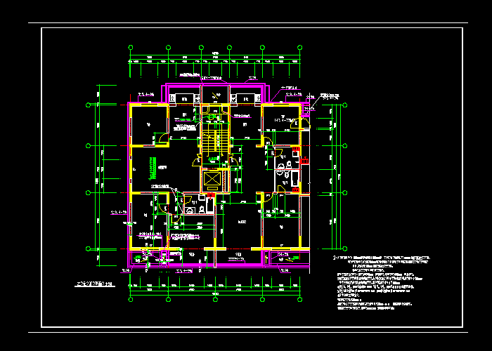 高楼建筑设计施工图纸分享