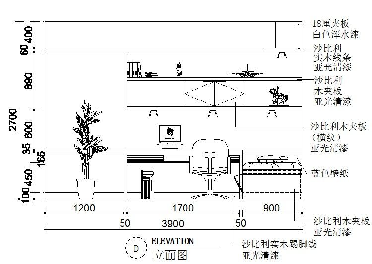 儿童房立面