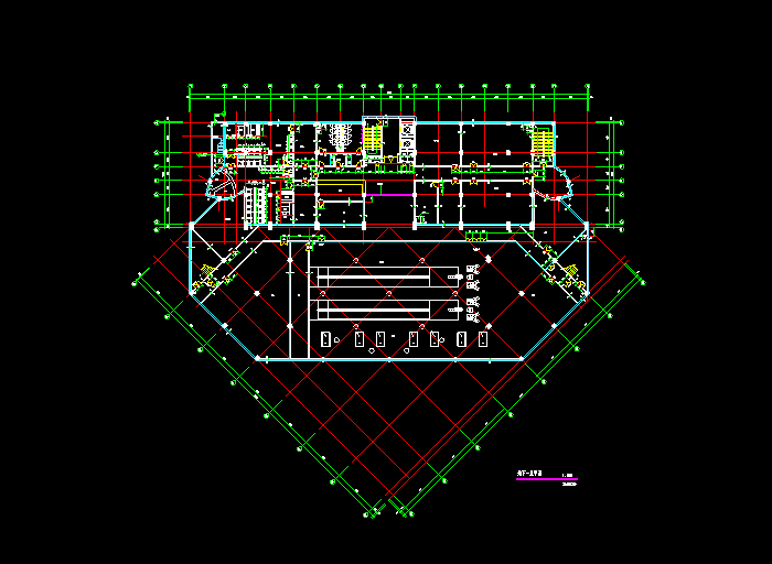 高层商住楼全套CAD建筑设计图4