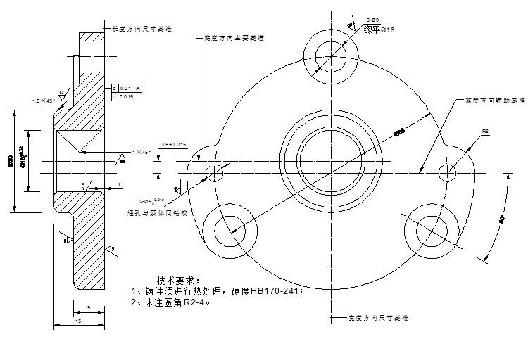 泵盖图