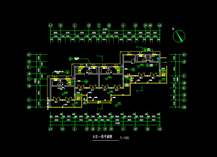 仿古建筑CAD设计施工图纸7