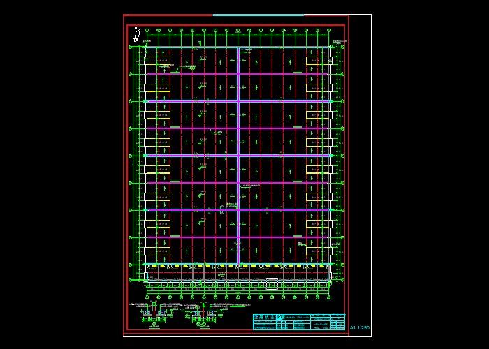 西部石材城建筑结构CAD图纸4