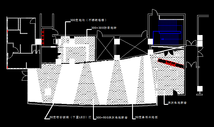 咖啡吧地面平面图