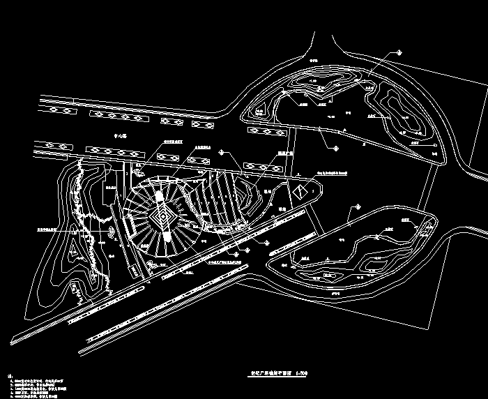 商业街小型广场CAD施工图6