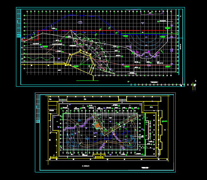 某植物园绿化平面CAD施工图5