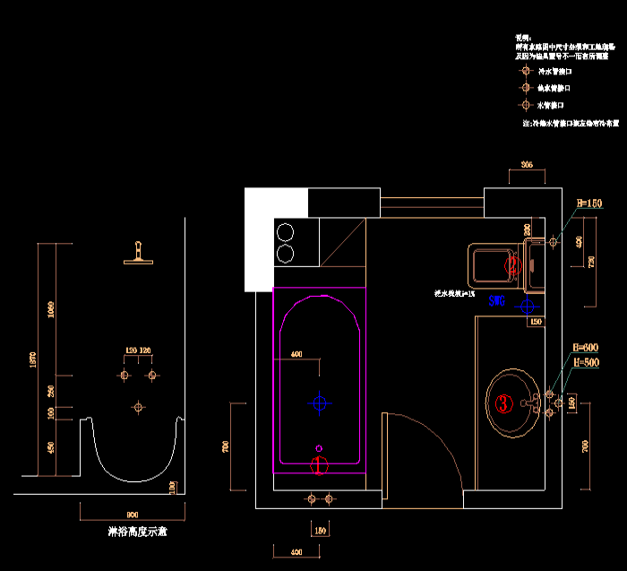 农村新型别墅建筑CAD施工图