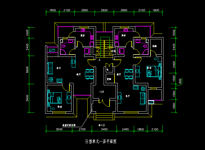 32个住宅户型图纸4