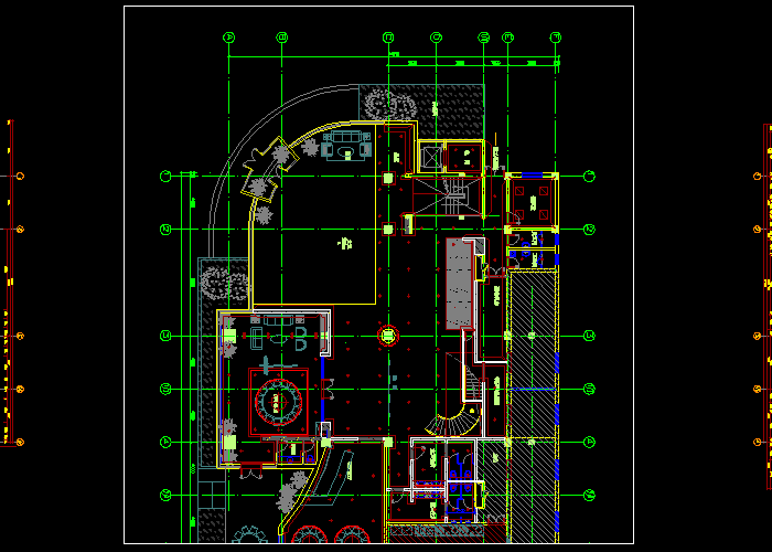 主副楼建筑设计施工图纸