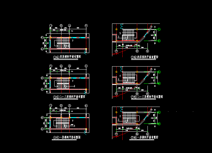 综合楼CAD建筑设计方案图纸2