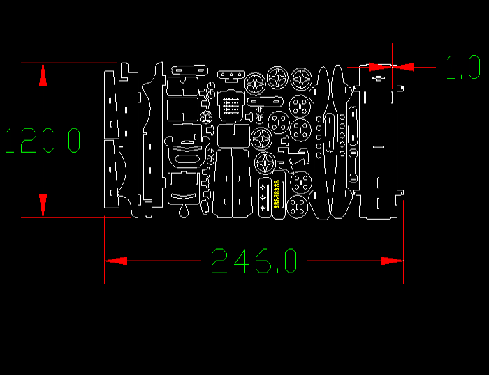 3D立体激光建筑设计图纸4