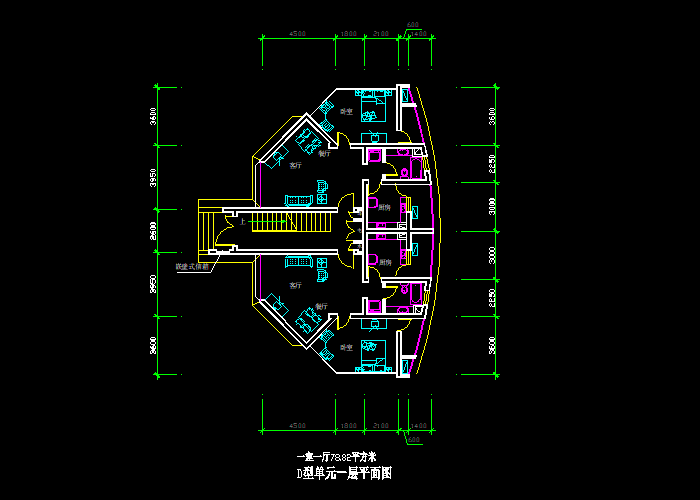 32个住宅户型平面图纸