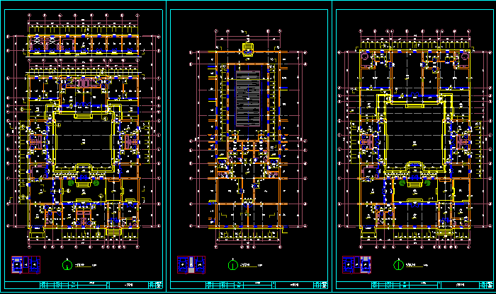 一 二 三号院平面图