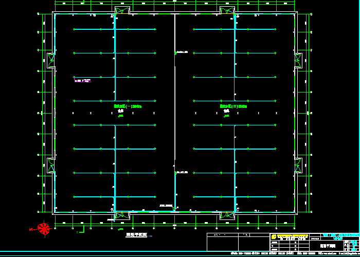 车间仓库电气设计布置图